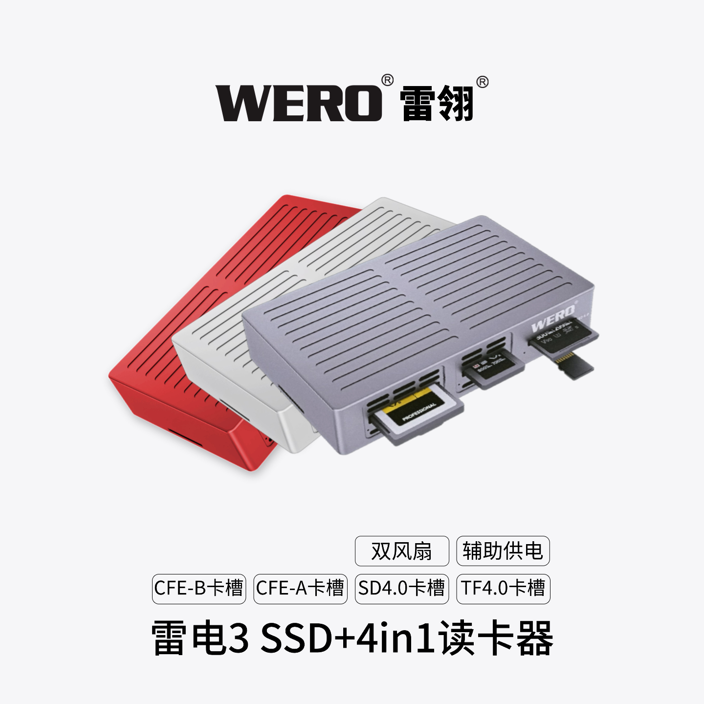 WERO USB4 CFexpress 4.0 Type B 读卡器USB4 CFexpress 4.0 Type B Card Reader